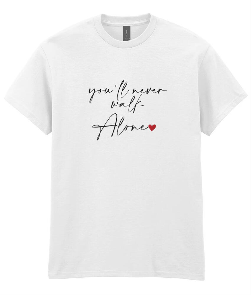 You'll Never Walk Alone L4 lightweight Organic Cotton -T Shirt View on Etsy