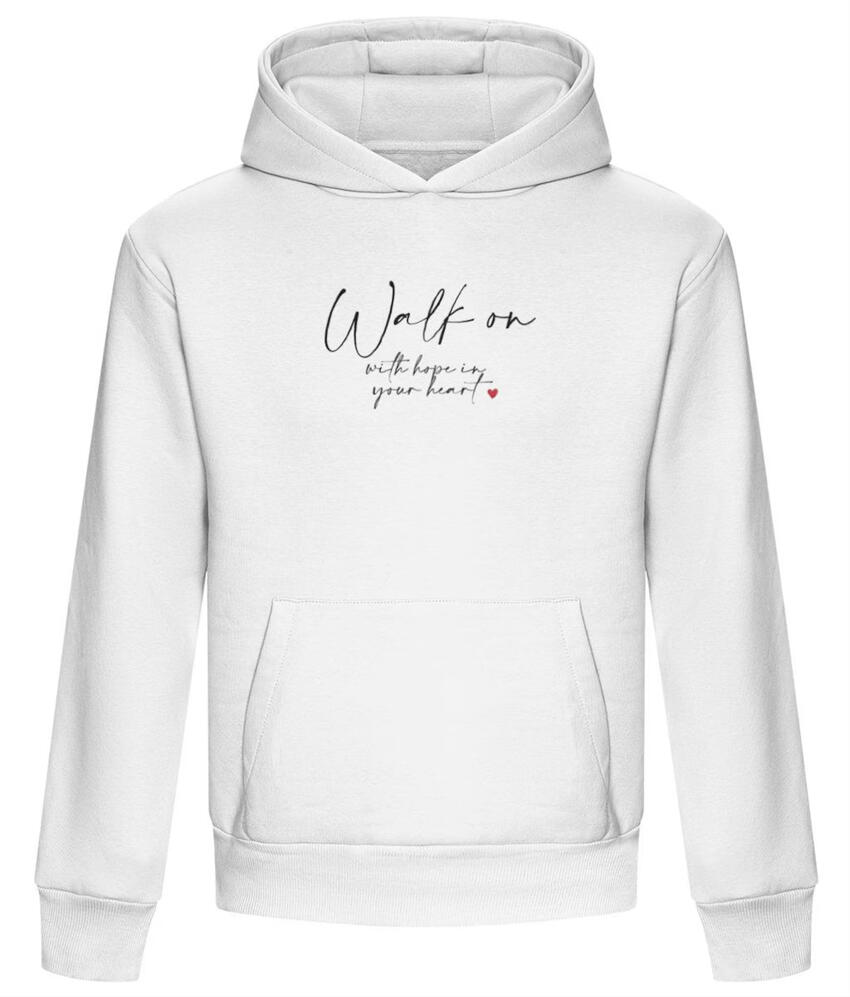 L4 Heavyweight Boxy Hoodie Walk On With Hope In your Heart View on Etsy